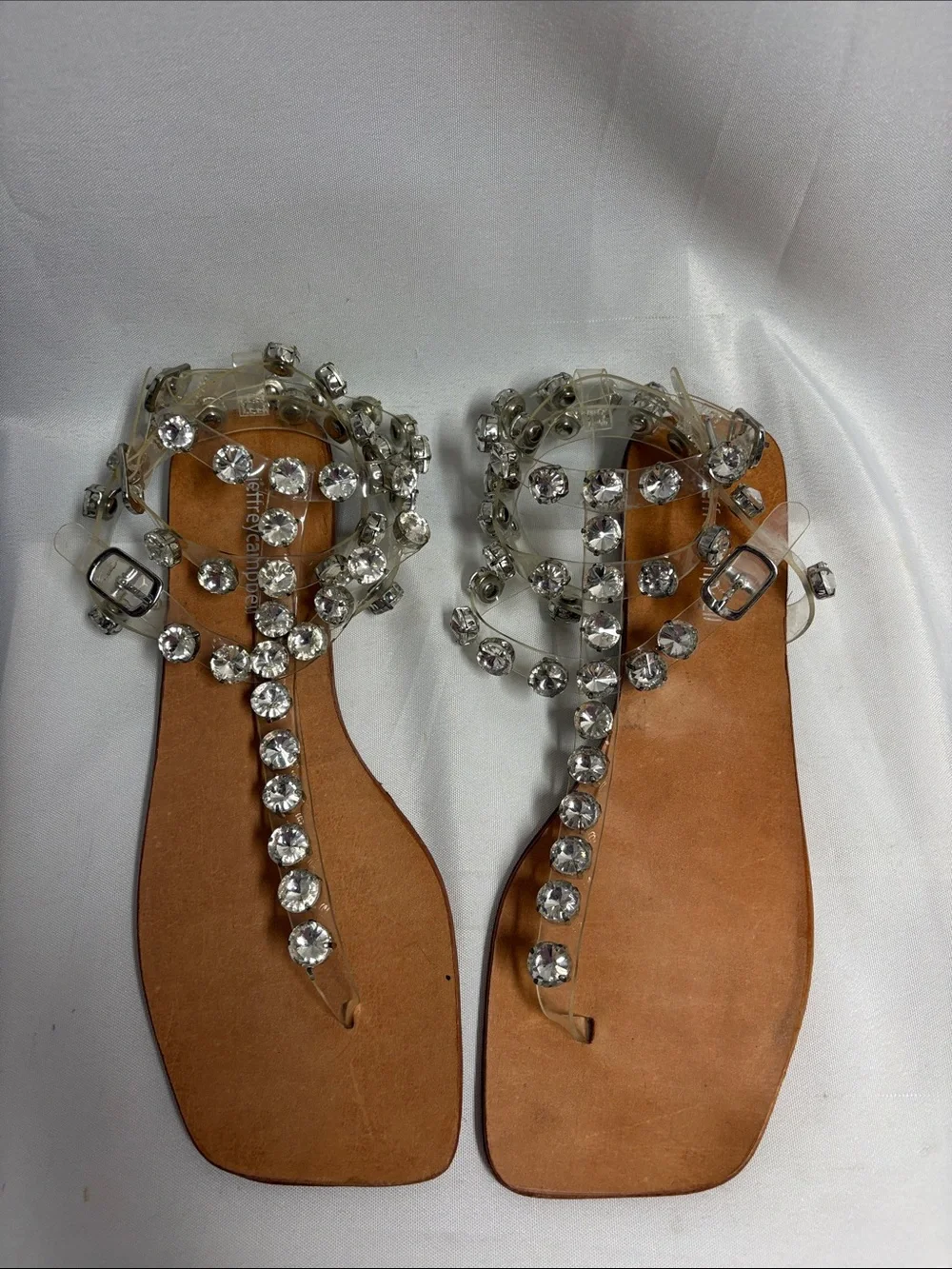 Jeffrey Campbell leather allise buckle
